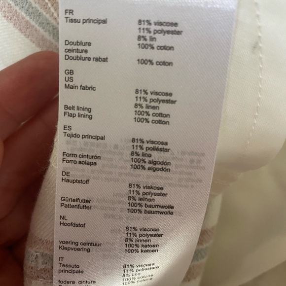 MAJE Pamala cropped wide leg trousers nwt size 0 - Picture 7 of 10